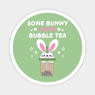 Bubble Tea Lover Kawaii Bunny Magnet